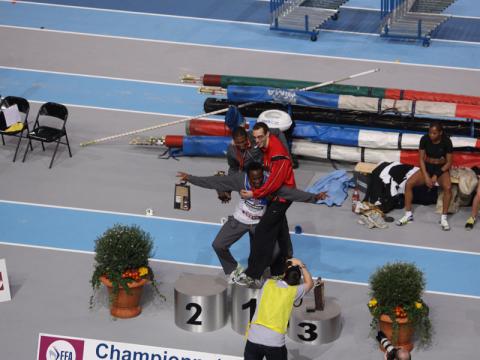 Axecibles aux Championnats de France d’athlétisme Elite en Salle.  