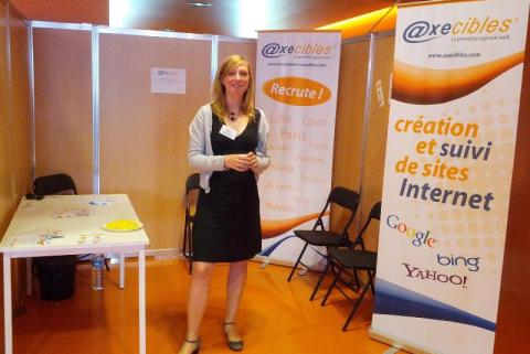 Axecibles était présente au salon 24 Heures pour l’Emploi à Valenciennes le 24 mai 2012