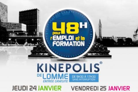 Axecibles sera au salon 48 Heures pour l’Emploi à Lomme 